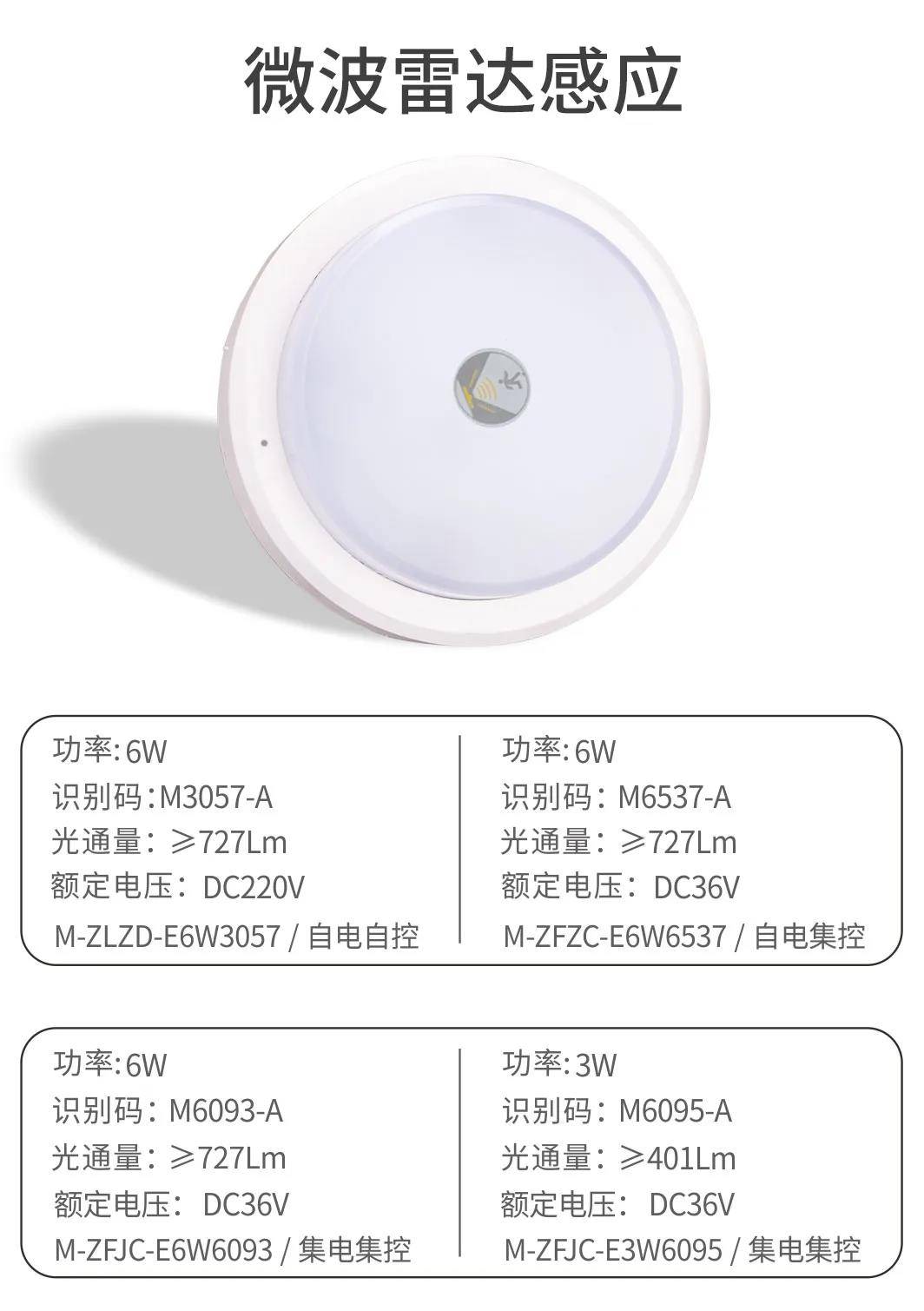 敏华应急灯雾罩吸顶灯7